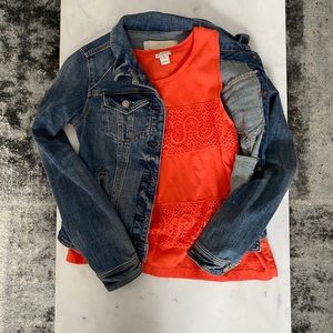 J crew orange tank